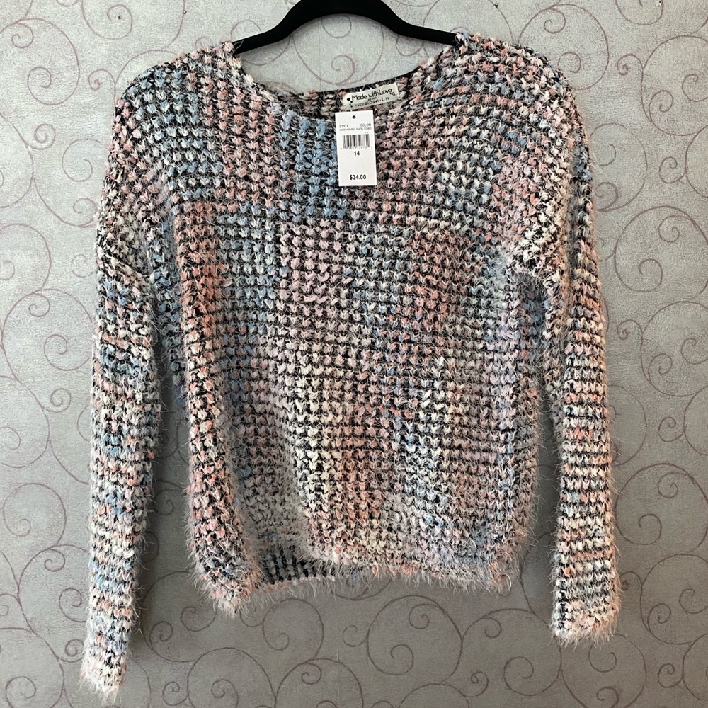 ✨NWT✨Made with Love Multicolored Sweater